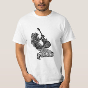 Camiseta Rock Guitar Player Art