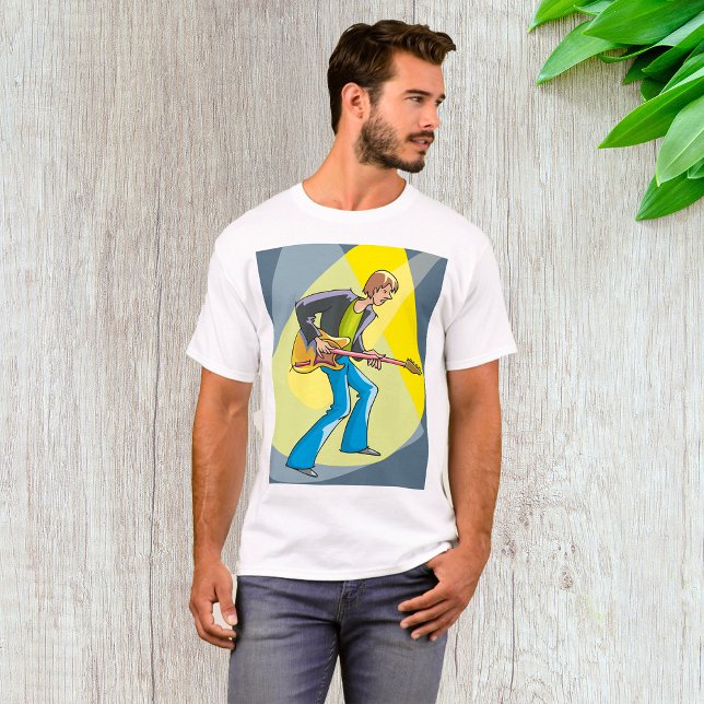 Camiseta Rock Guitarist 70s Style Musician (Subido por el creador)