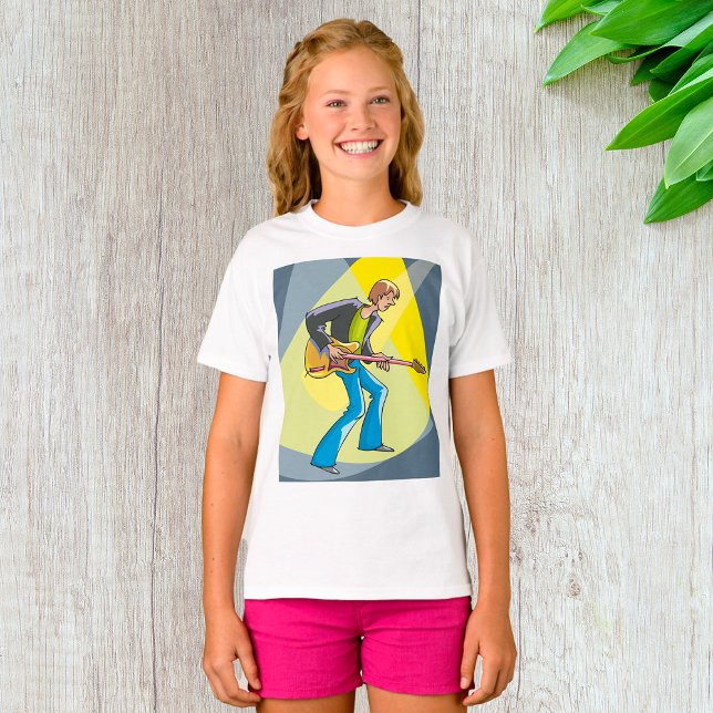 Camiseta Rock Guitarist 70s Style Musician (Subido por el creador)