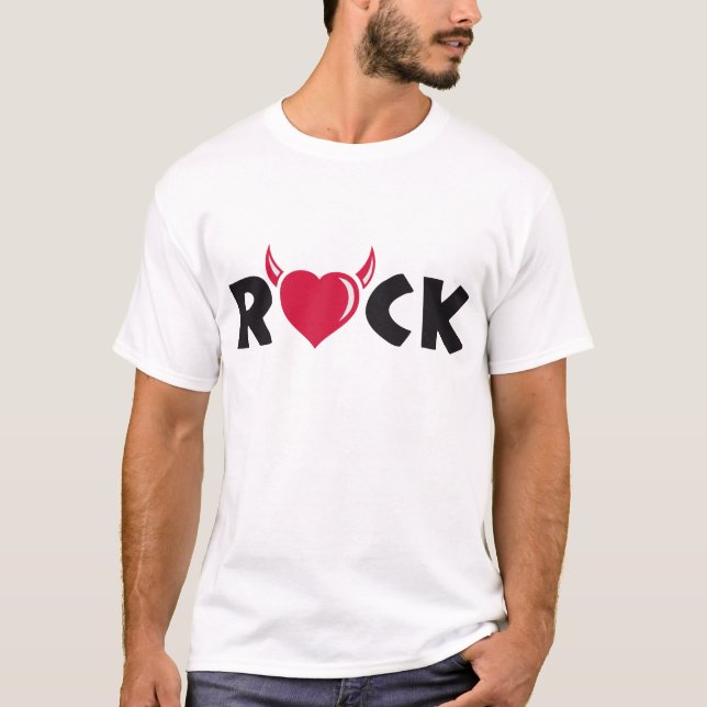 Camiseta Rock Heart 3c (Anverso)