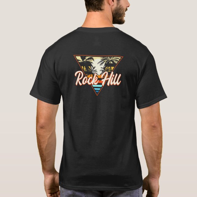 Camiseta Rock Hill South Carolina Beach Sc Beach Bum (Reverso)