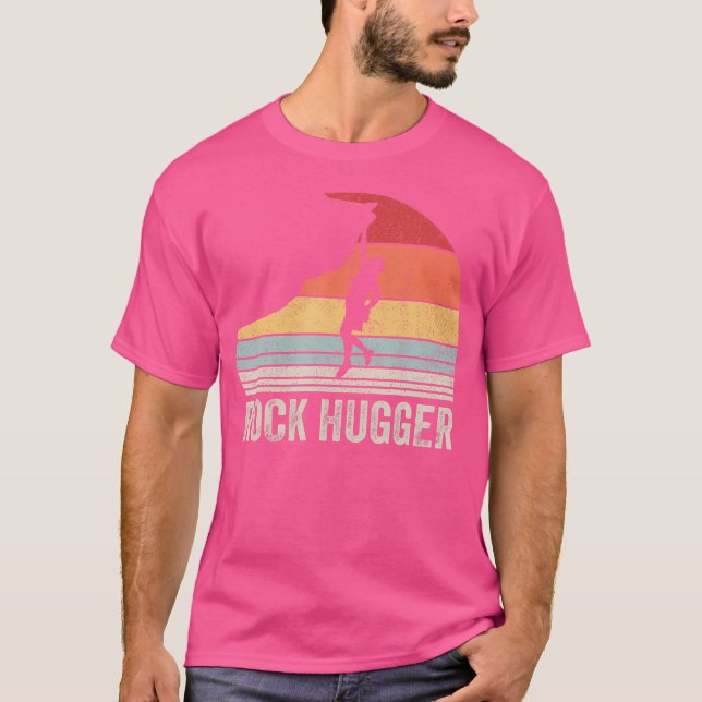 Camiseta Rock Hugger Funny Climbing (Anverso)