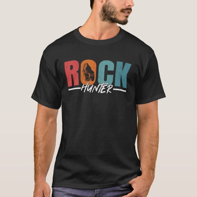 Camiseta Rock Hunter  Geology Geologist Collector Graphic (Anverso)