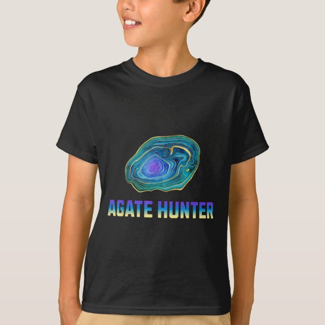 Camiseta Rock Hunting Rock Collector Agate Geology Agate Hu (Anverso)