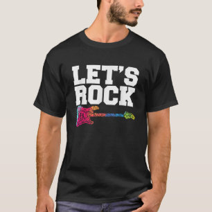 Camiseta Rock I Rock n Roll Guitarra Retro Músico I Gu