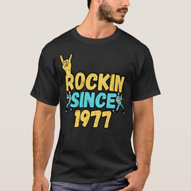 Camiseta Rock In Desde 1977 (Anverso)