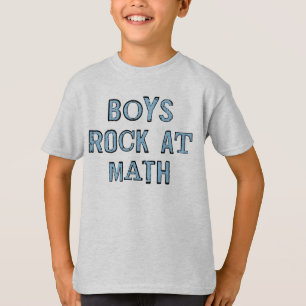 Camiseta Rock infantil en matemáticas
