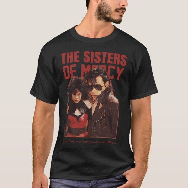 Camiseta Rock Inglés - Sisters Of Mercy (Anverso)