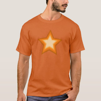 Camiseta Rock It Naranja cinco estrellas punteadas - siete 