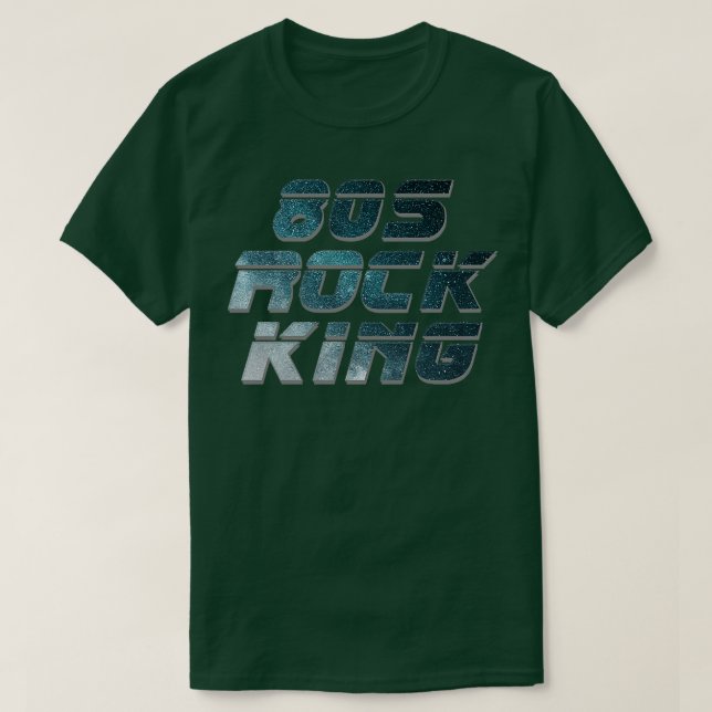 Camiseta Rock King de los años 80 (Diseño del anverso)