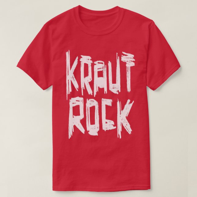 Camiseta Rock Krautrock Kraut (Diseño del anverso)