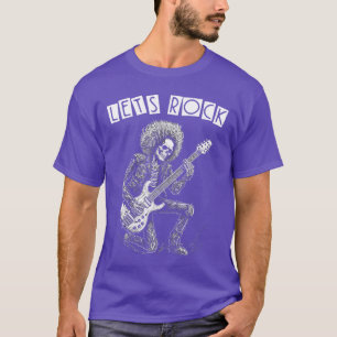 Camiseta Rock Metalizado fuerte N Roll deja al esqueleto ro