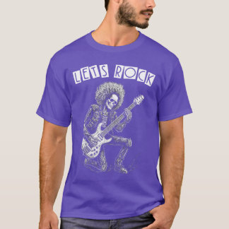 Camiseta Rock Metalizado fuerte N Roll deja al esqueleto ro