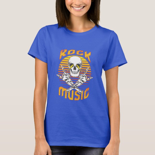 Camiseta Rock Music (Anverso)
