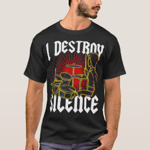 Camiseta Rock Music Drummer