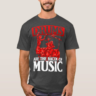 Camiseta Rock Music Drumsticks Funny Cita Drums