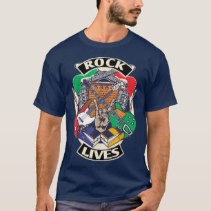 Camiseta Rock Music Lives 