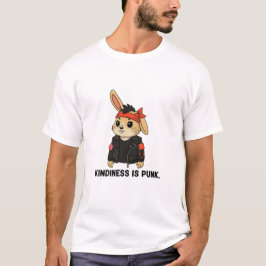 Camiseta Rock ’n’ Roll Bunny – Cute but Wild T-Shirt