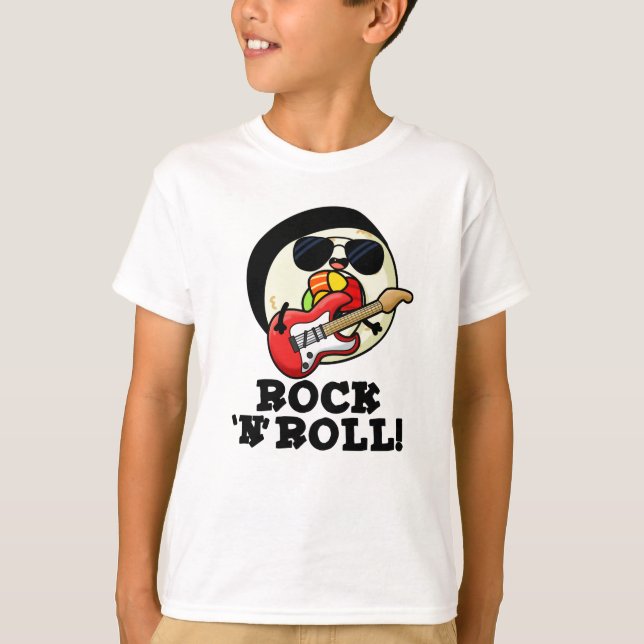Camiseta Rock n Roll Funny Sushi Roll Pun (Anverso)