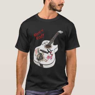 Camiseta Rock N Roll Guitar