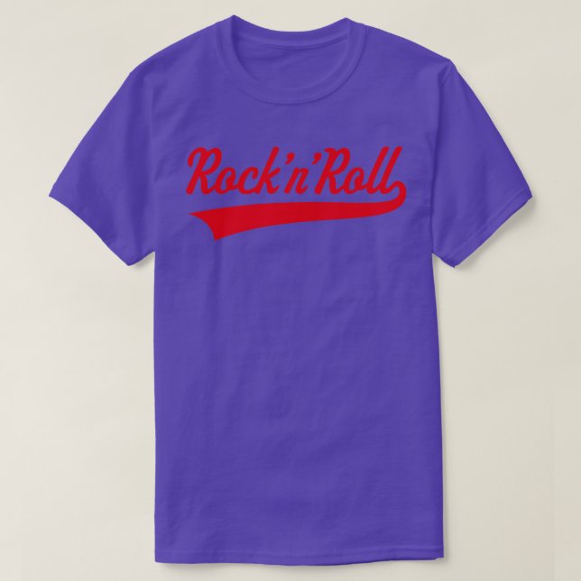 Camiseta Rock n Roll Red (Diseño del anverso)