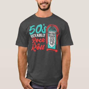Camiseta Rock 'N' Roll Rock Rockabilly de los años 50