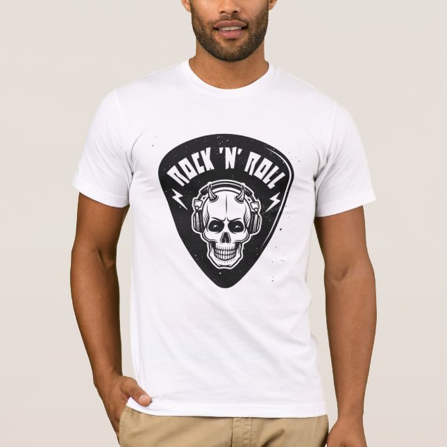 Camiseta Rock N Roll Skull (Anverso)