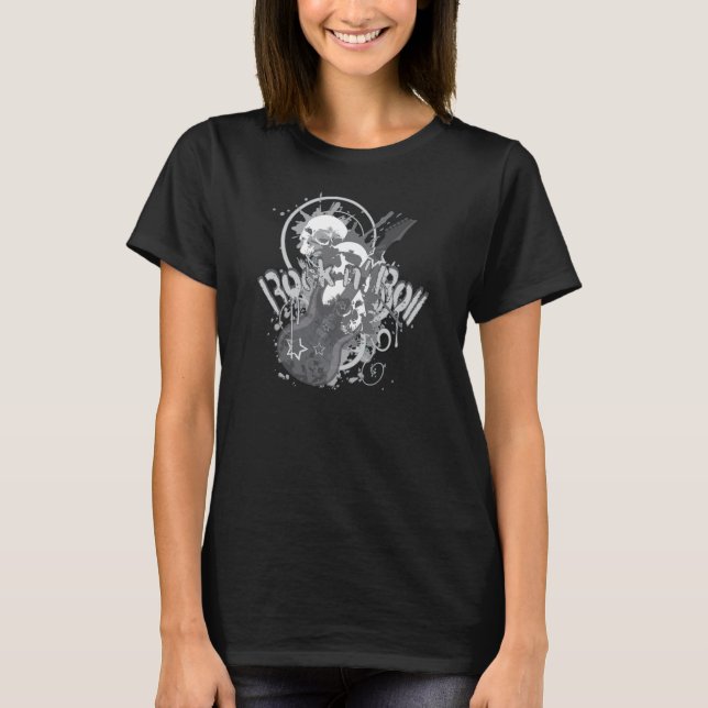 Camiseta Rock n' Roll Skulls (Anverso)