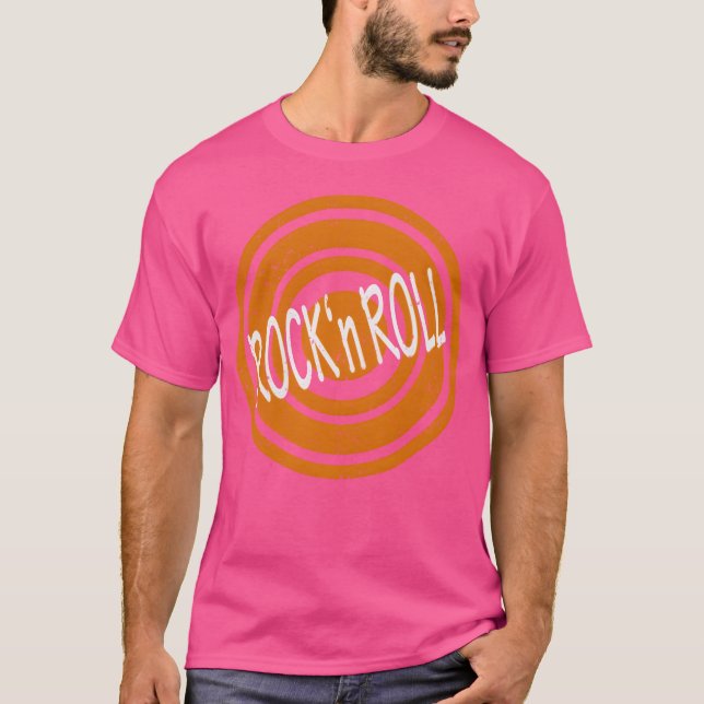 Camiseta Rock n Roll White Word girl (Anverso)