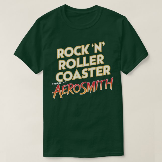 Camiseta Rock N Rollercoaster TShirt (Diseño del anverso)
