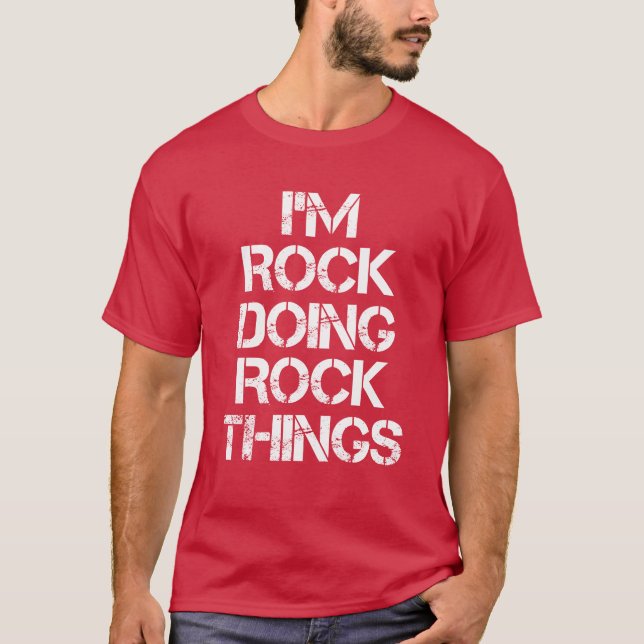 Camiseta Rock Name Doing Rockhings Name Gift It (Anverso)
