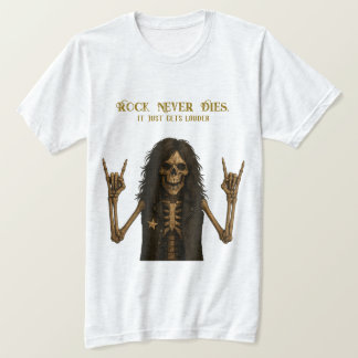 Camiseta Rock Never Dies T-Shirt | Rock y Metalizado