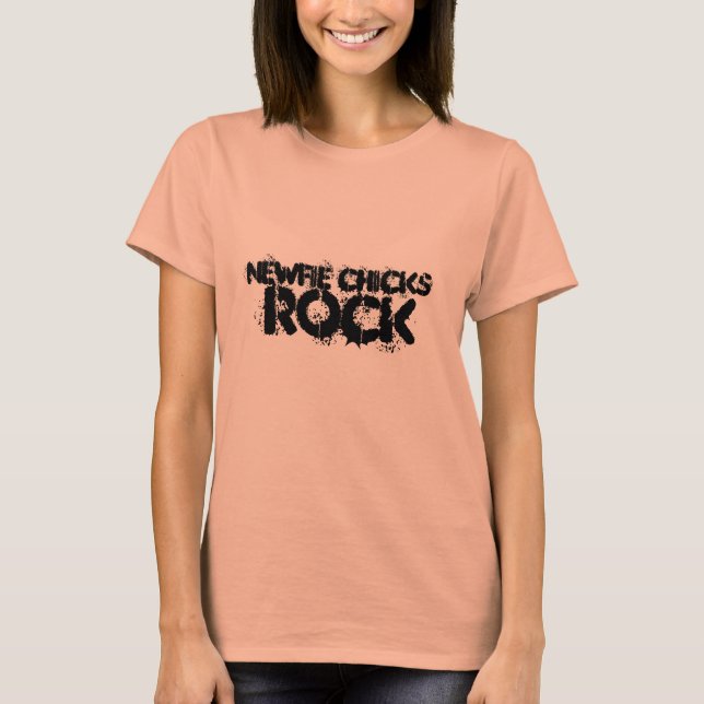 Camiseta Rock Newfie Chicks (Anverso)
