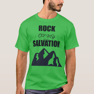 Camiseta Rock Of My Salvation Bible Verse