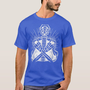 Camiseta Rock On Rock And Roll Guitar Hand For Music Lover