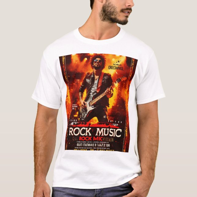 Camiseta Rock On: Tees audaces para los amantes de la músic (Anverso)