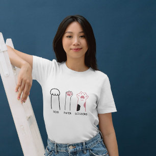 Camiseta Rock, papel, tijeras