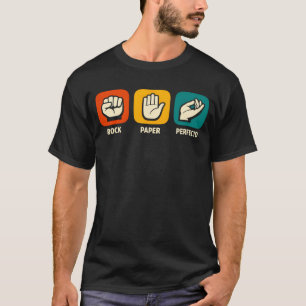 Camiseta Rock Paper Perfecto Chef's Kiss Restaurante Chef