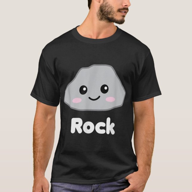 Camiseta Rock Paper Scissors Easy Group Halloween Costume F (Anverso)