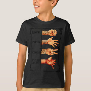 Camiseta Rock paper scissors flashbang gamer meme 