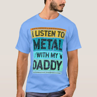 Camiseta Rock para niños pequeños Rock para papás Niño Niña