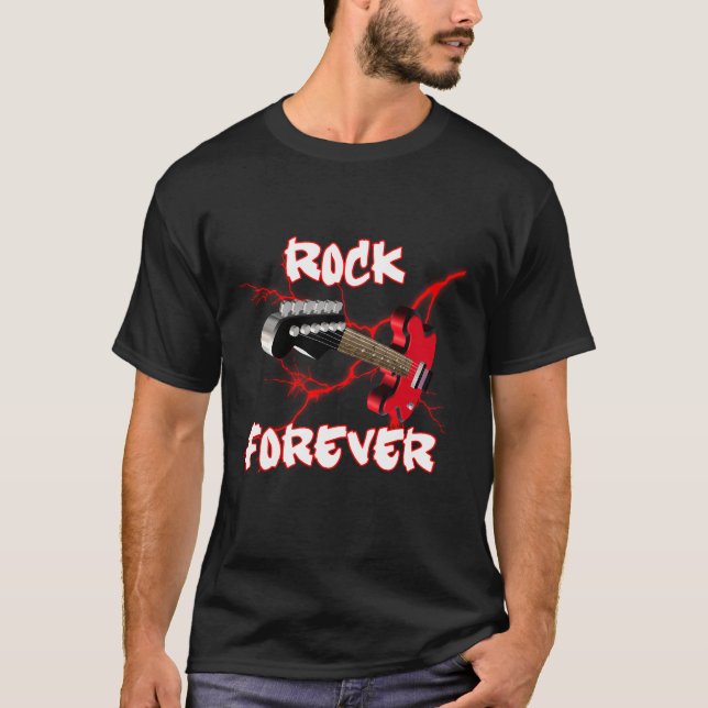 Camiseta Rock para siempre (Anverso)