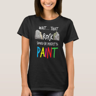 Camiseta Rock Perfecto Para Pintar Pintar Piedras Pintar Pi