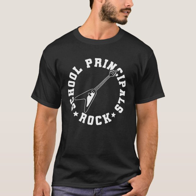 Camiseta Rock principal de la escuela (Anverso)