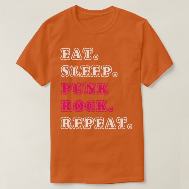 Camiseta Rock punk (Diseño del anverso)