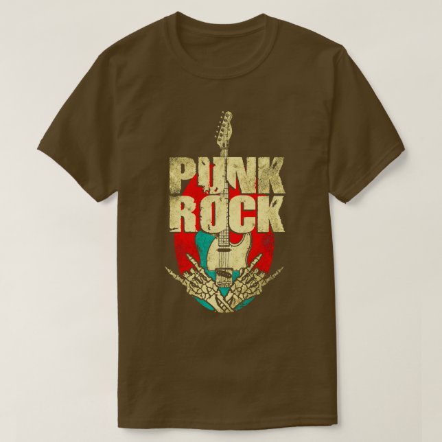 Camiseta Rock punk 1 (Diseño del anverso)