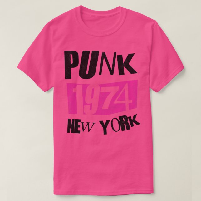 Camiseta Rock punk 1974 Vintage (Diseño del anverso)