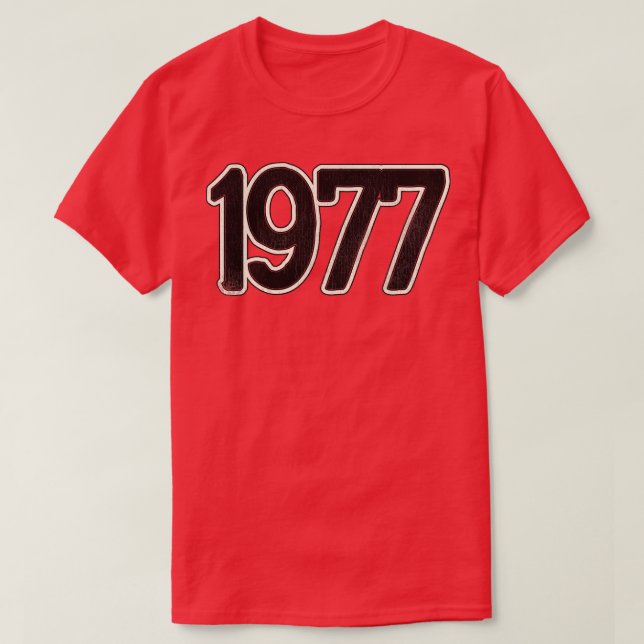 Camiseta Rock Punk de 1977 (Diseño del anverso)