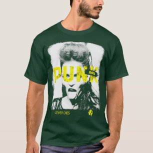 Camiseta Rock punk nunca muere música