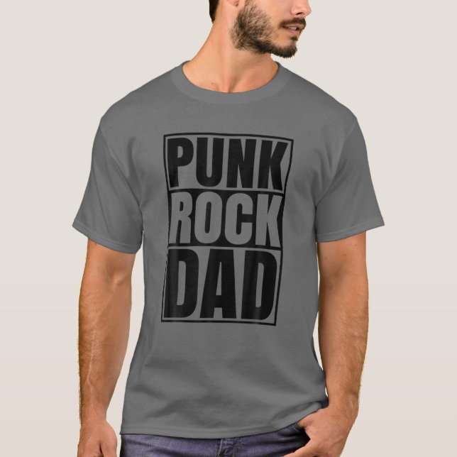 Camiseta Rock punk papá Tattoos Punker Rocker Ska Band Fath (Anverso)